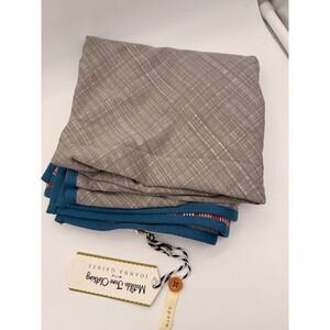 Matilda Jane Joanna Gaines Blanket Kids OS Grey Red Striped Reversible New